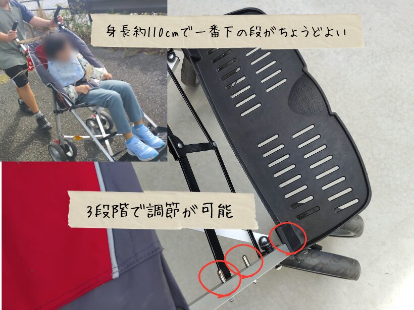 スペシャルニーズバギー コンセプトチェア・フットレスト